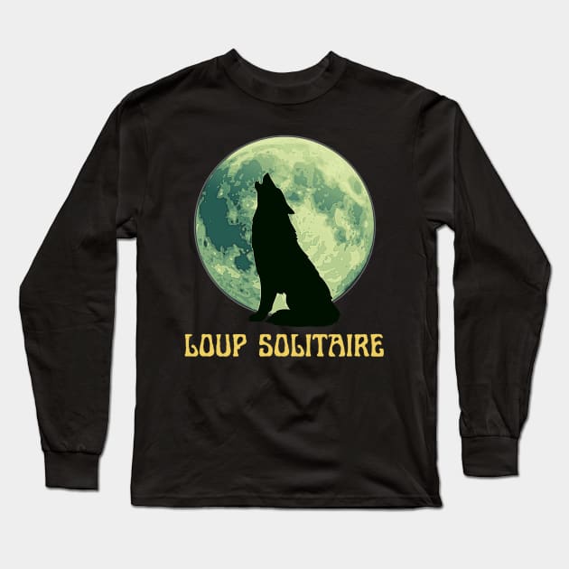 LOUP SOLITAIRE Long Sleeve T-Shirt by artbleed